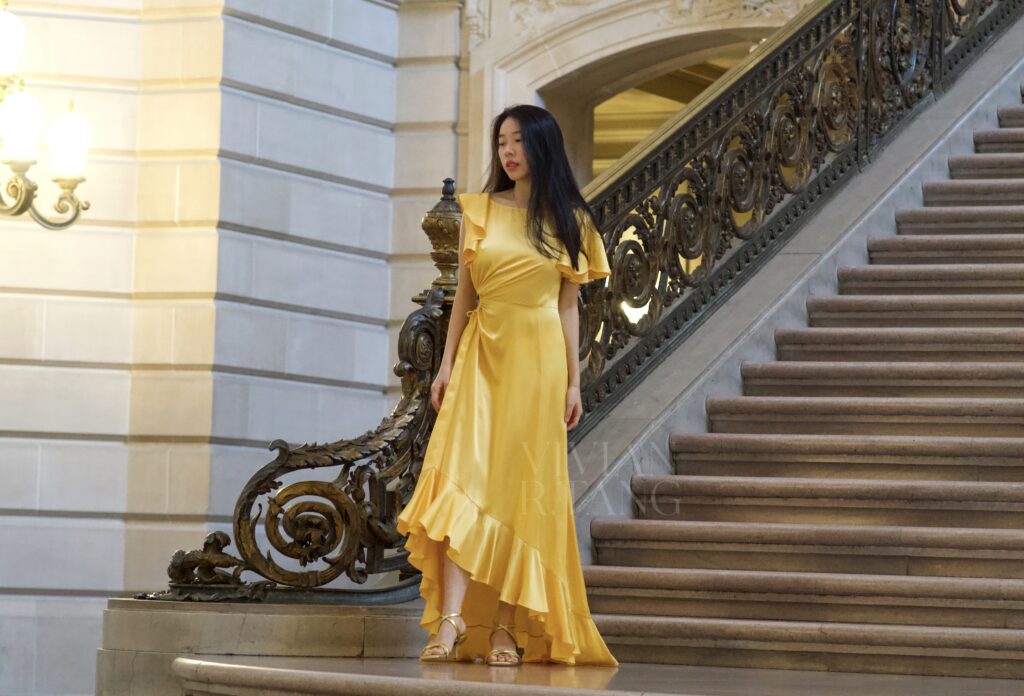 Golden Belle Dress (cinq a sept designer)